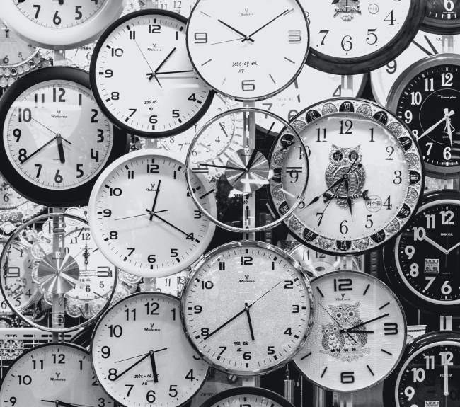 Clocks. Time